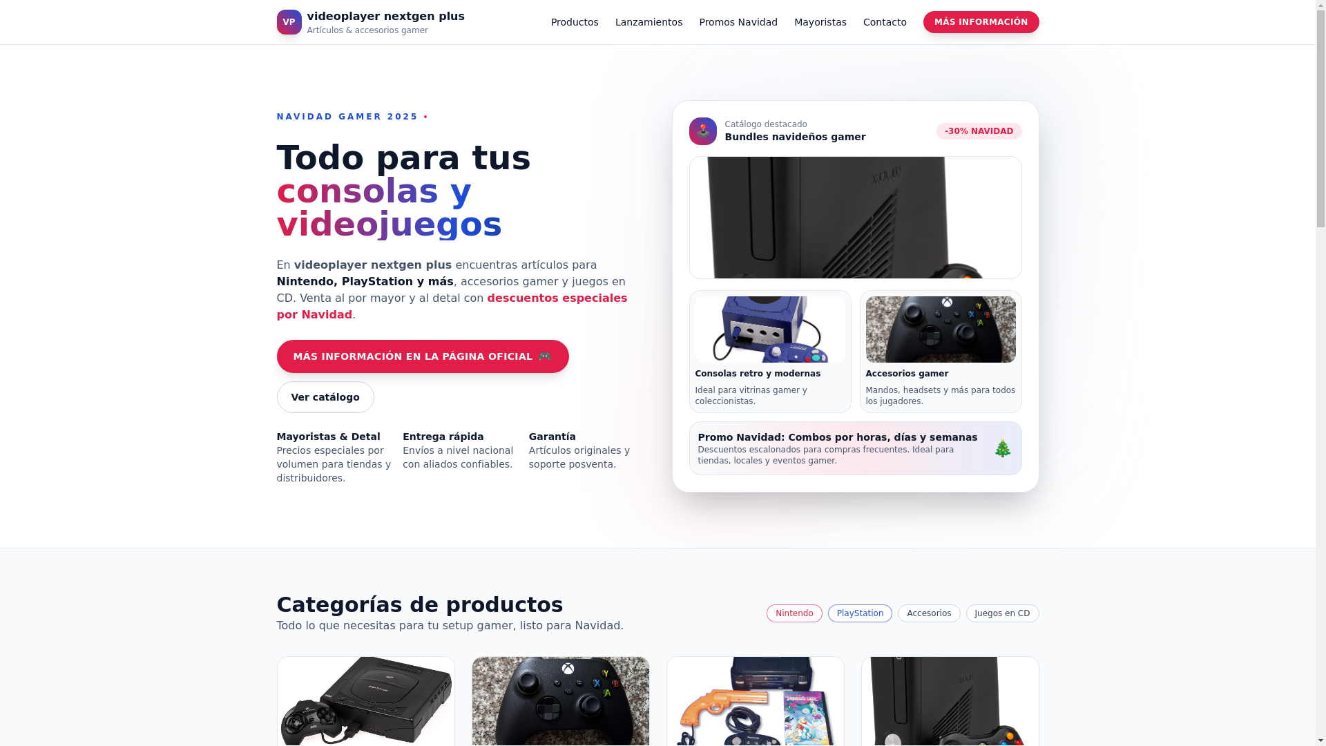 website screenshot of https://sucursaalgamingclub.site/