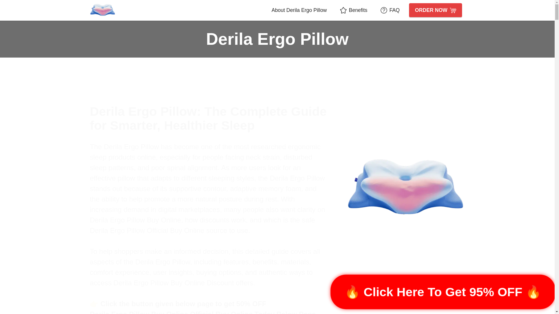 website screenshot of https://derilaergopillow.net/