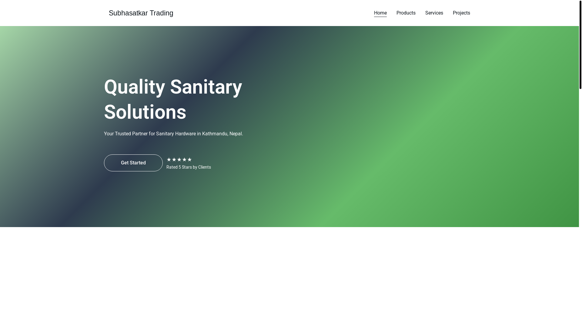 website screenshot of https://shubhasatkar.com.np/