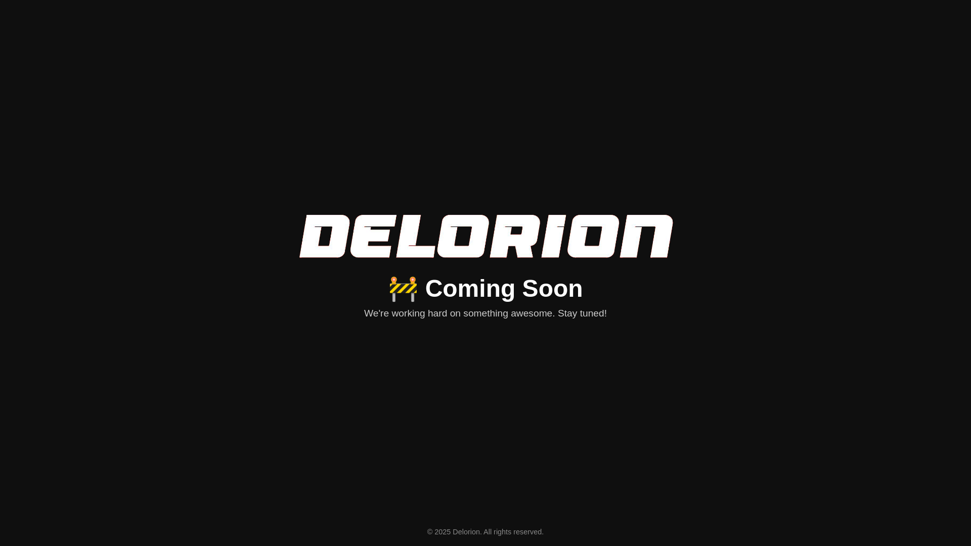 website screenshot of https://delorion.store/