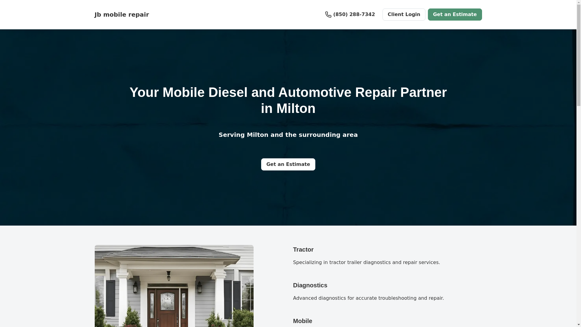website screenshot of https://thebestmobilerepair.com/