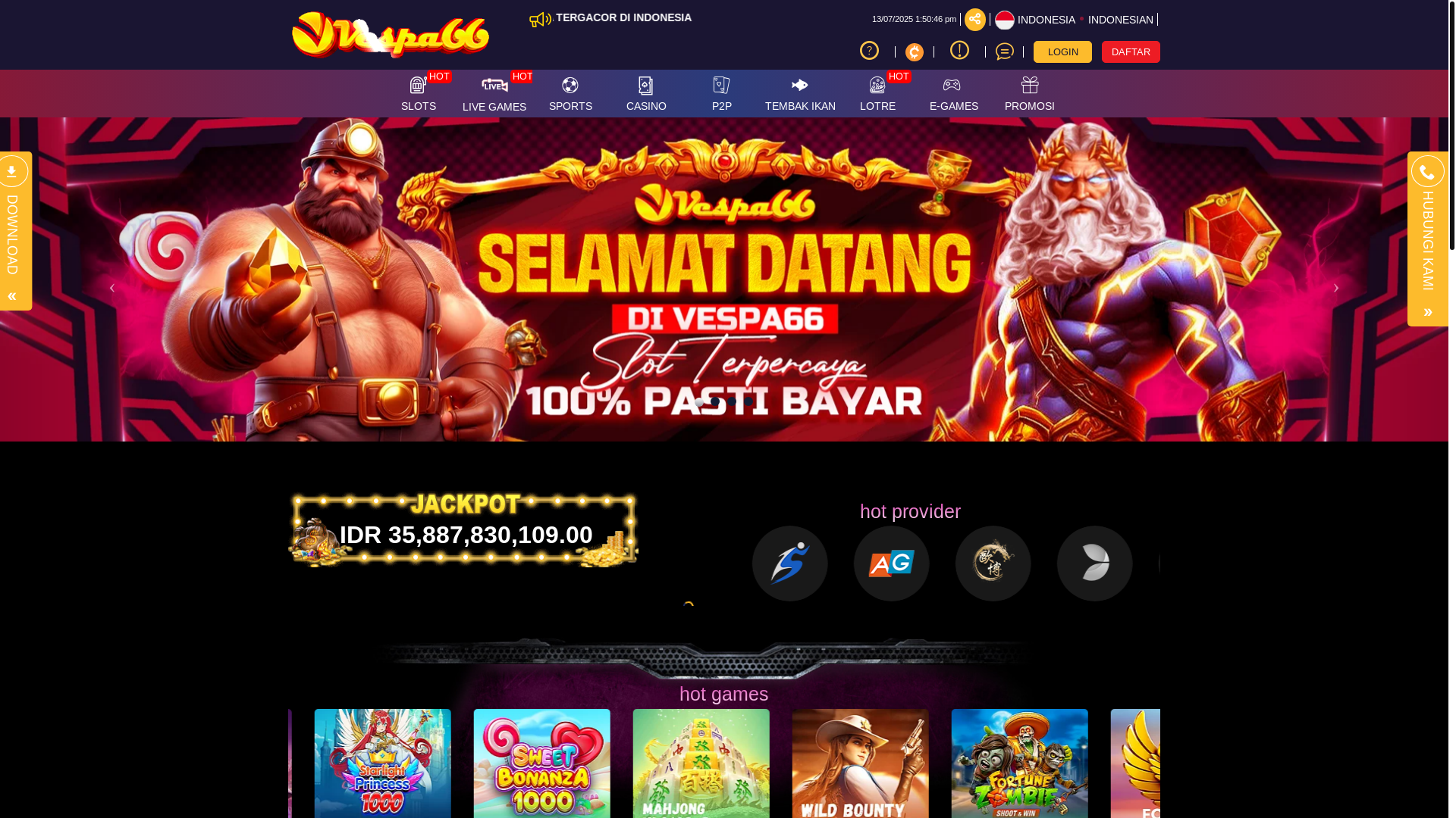 website screenshot of https://vespa66.info/