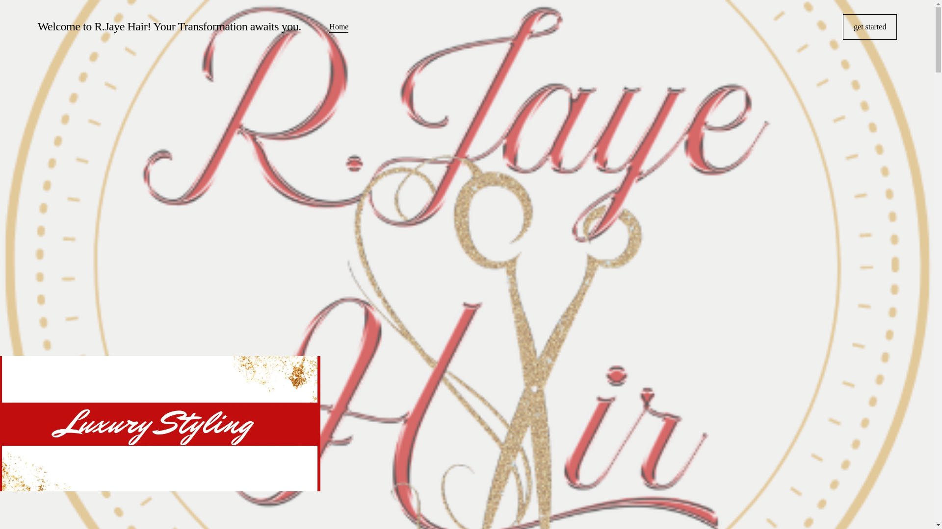 website screenshot of https://rjayehairco.com/
