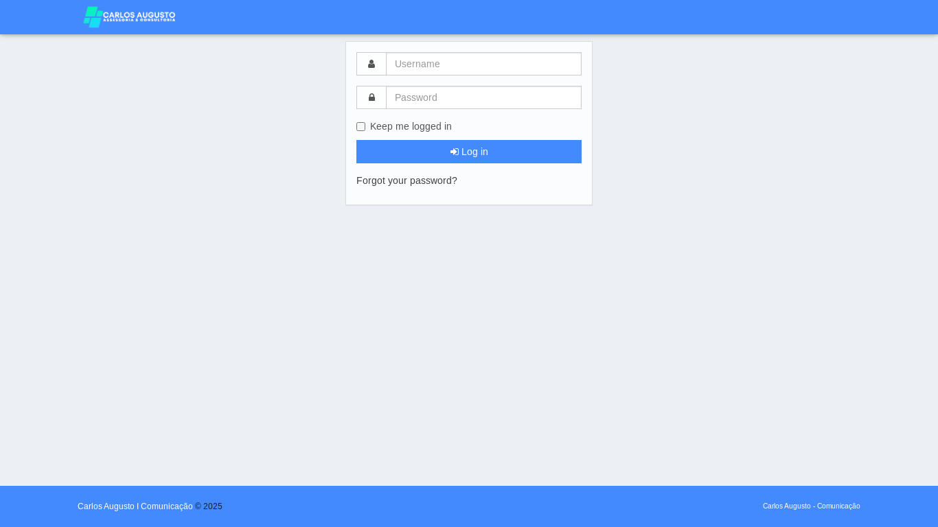 website screenshot of https://nuvemcarlos.com.br/