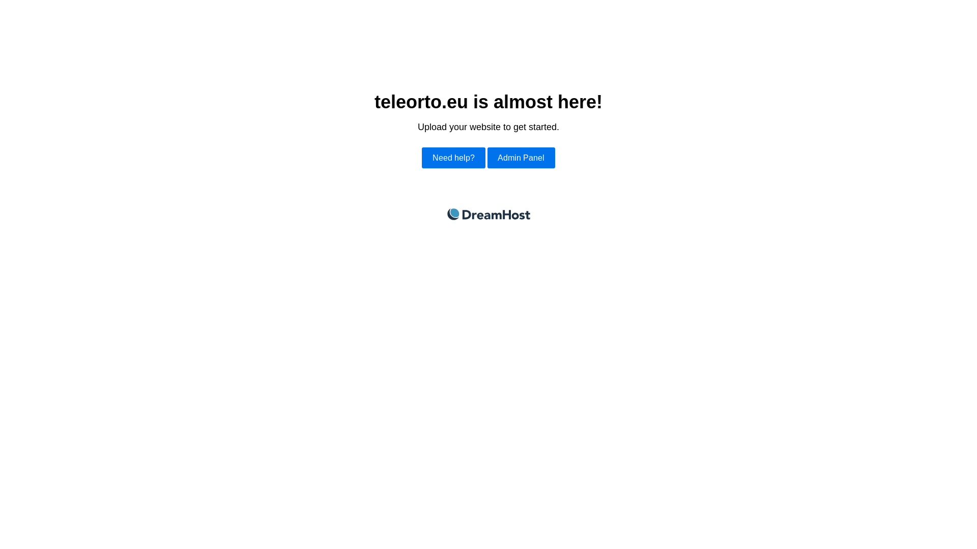 website screenshot of https://teleorto.eu/