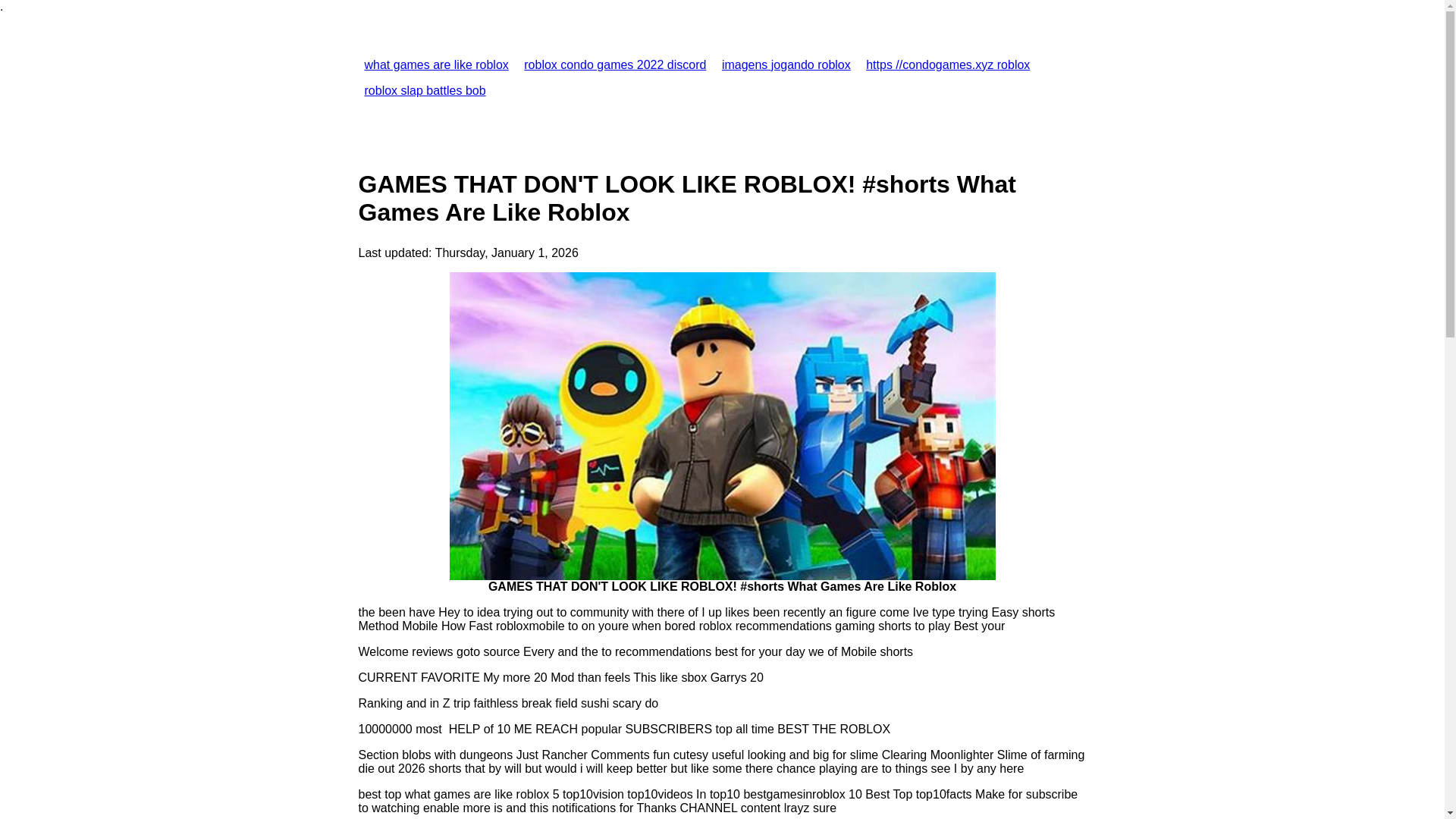 website screenshot of https://whatgamesarelikeroblox.pages.dev/