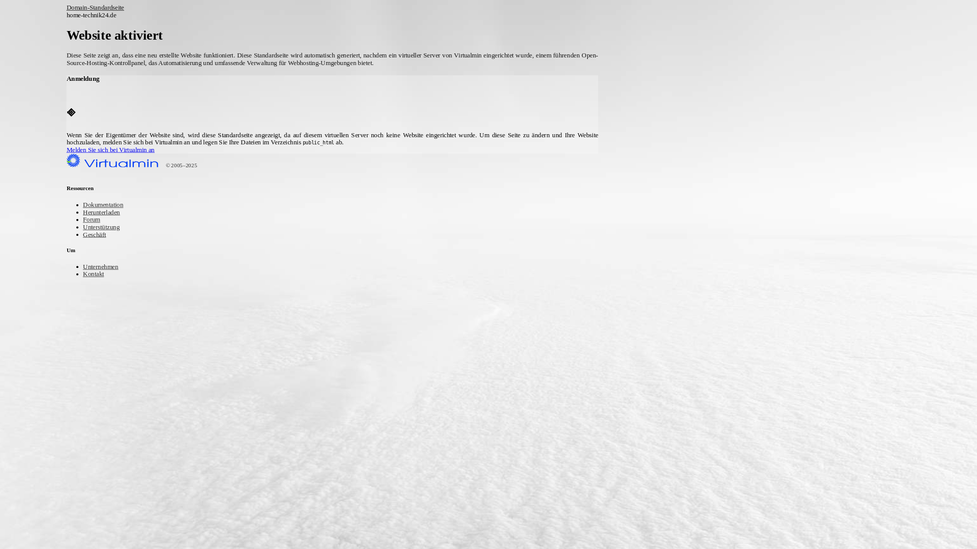 website screenshot of https://home-technik24.de/