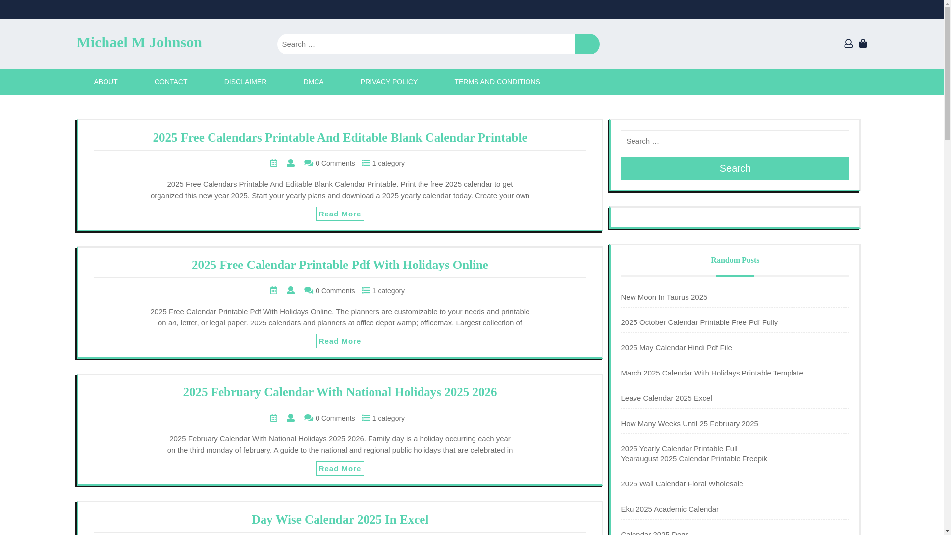 website screenshot of https://michaelmjohnsonl.pages.dev/