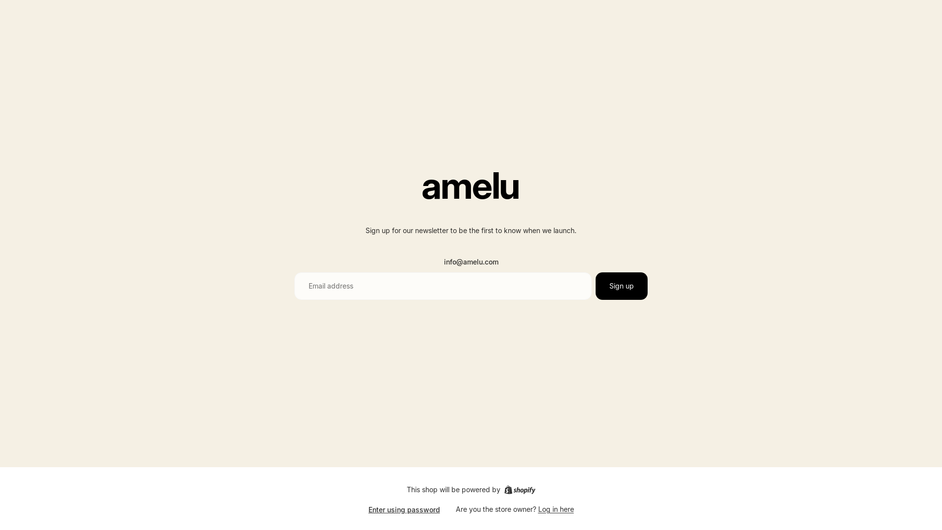 website screenshot of https://amelu.pro/
