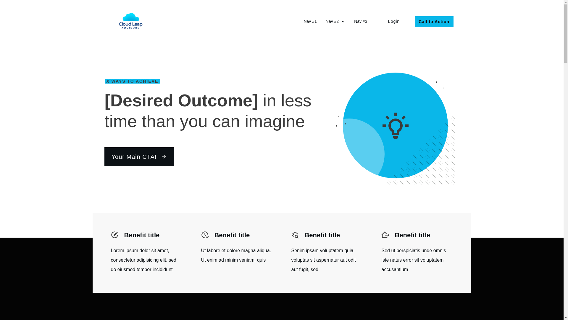website screenshot of https://cloudleapadvisors.com/