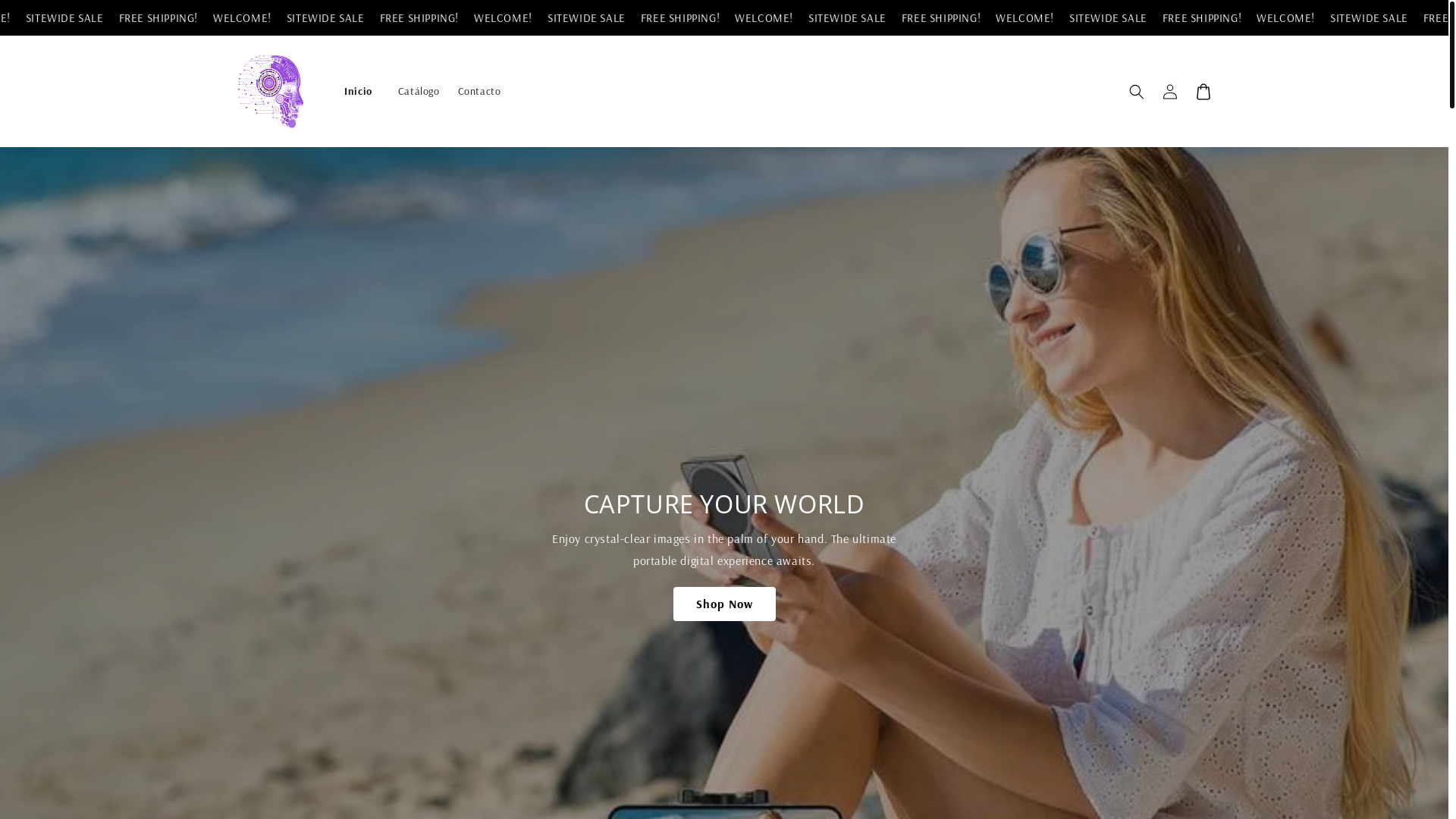 website screenshot of https://u-magicselfie.store/