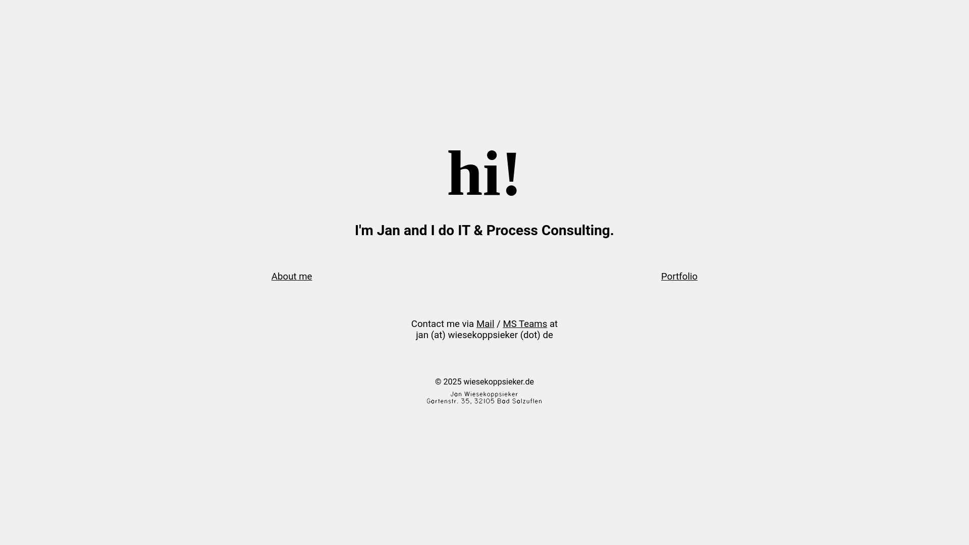 website screenshot of https://wiesekoppsieker.com/