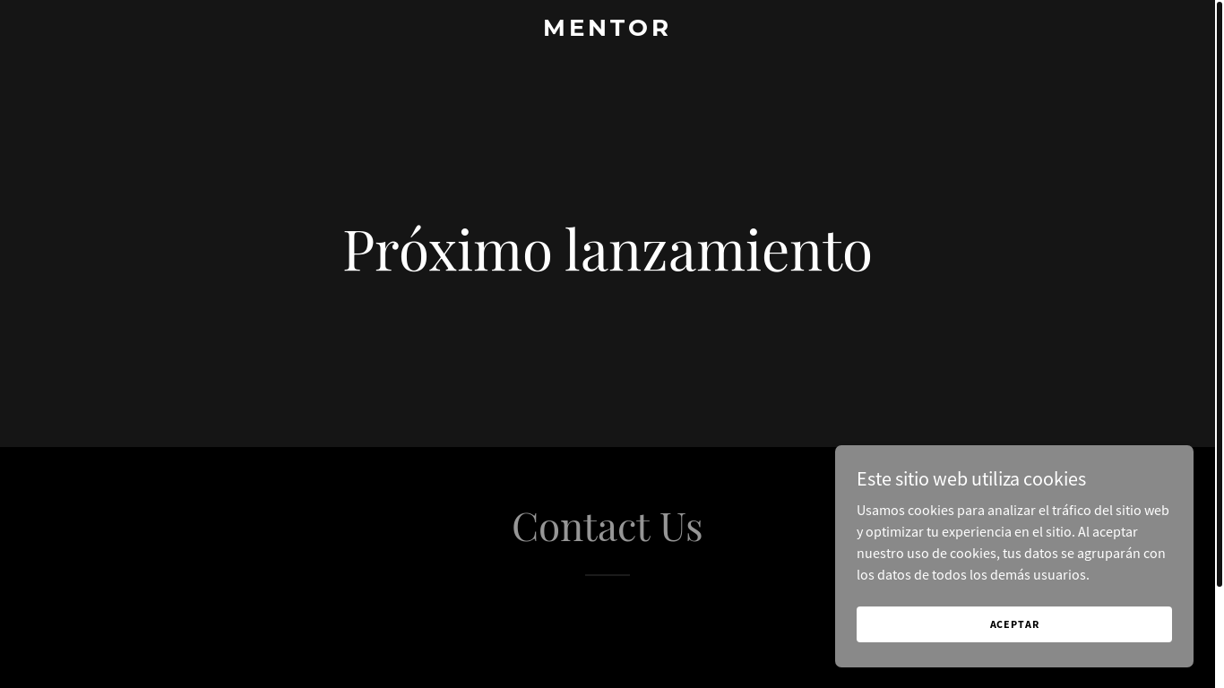 website screenshot of https://mentoor-cr.com/