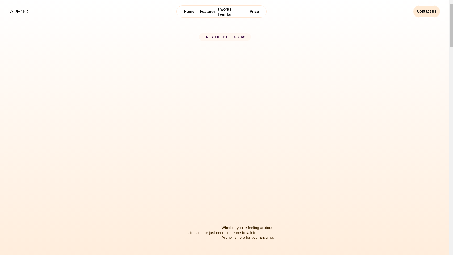 website screenshot of https://arenoi.pages.dev/