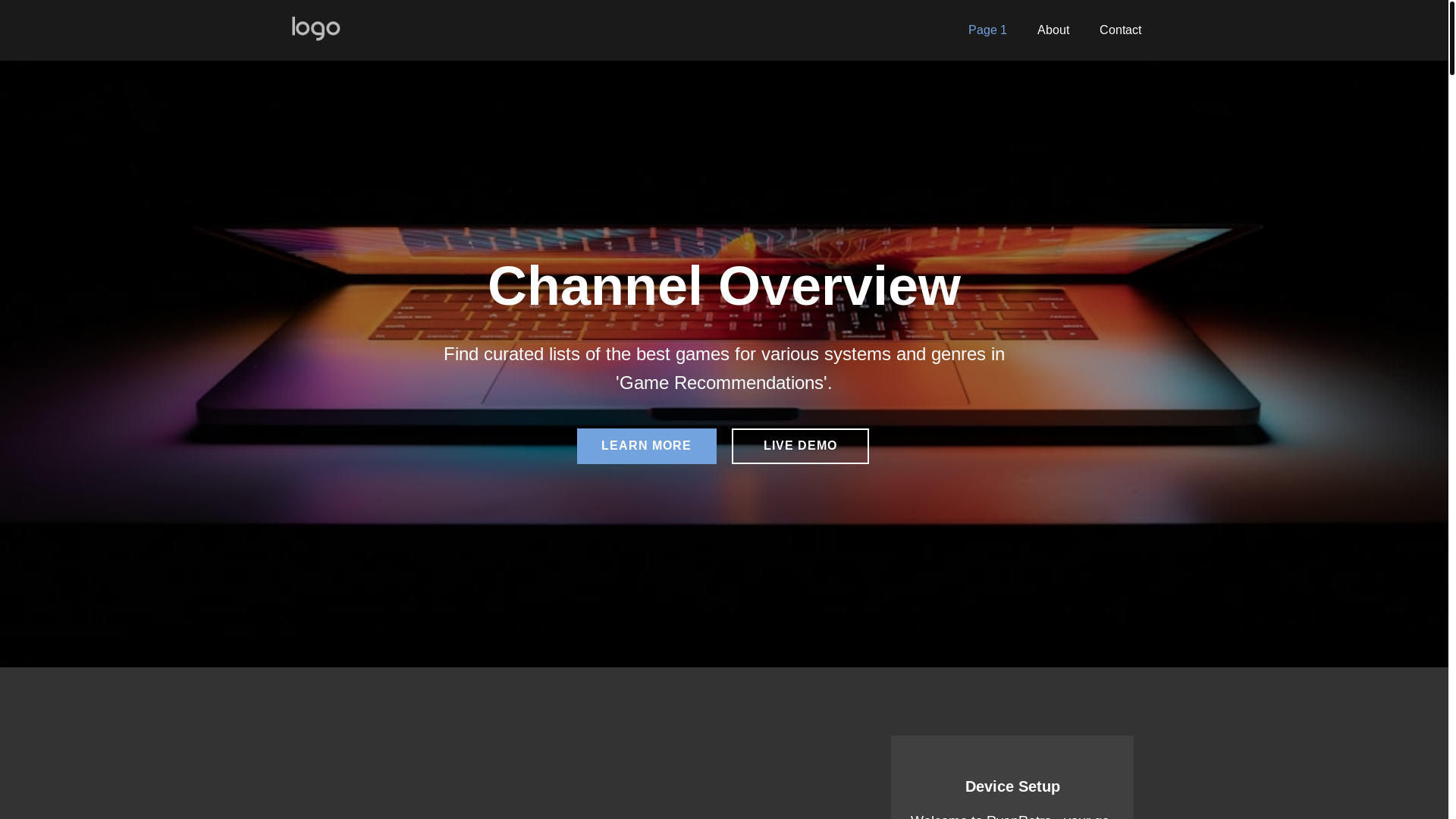 website screenshot of https://mrstestsite.pages.dev/