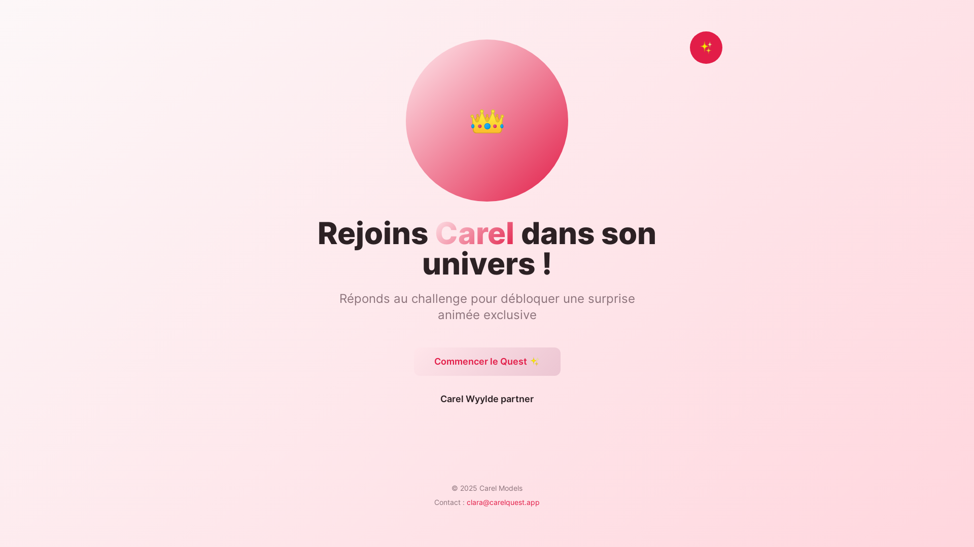website screenshot of https://carelquest.app/