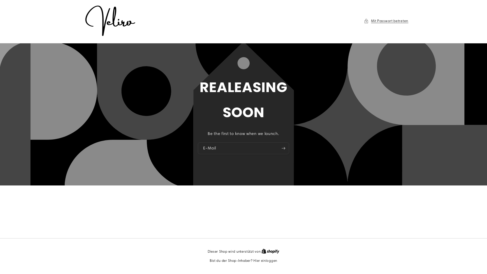 website screenshot of https://veliro.ch/