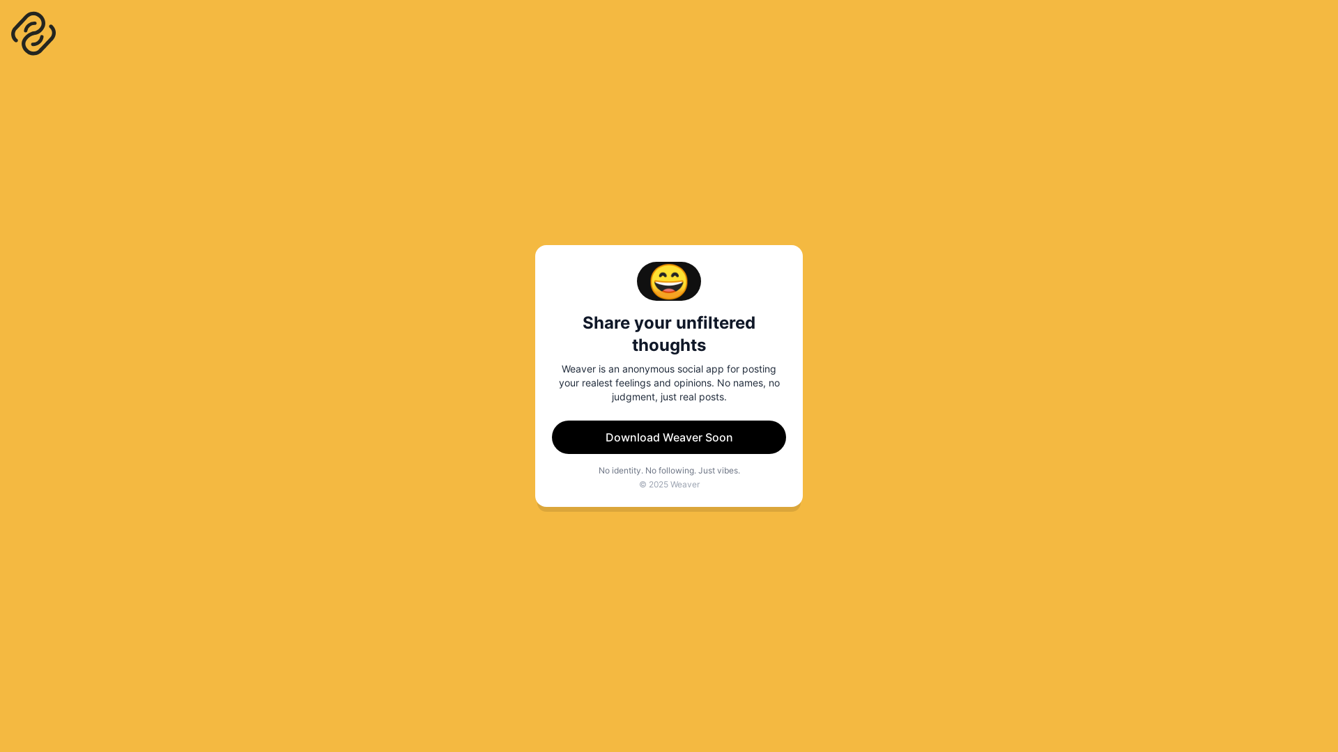 website screenshot of https://use-weaver-xyz.pages.dev/