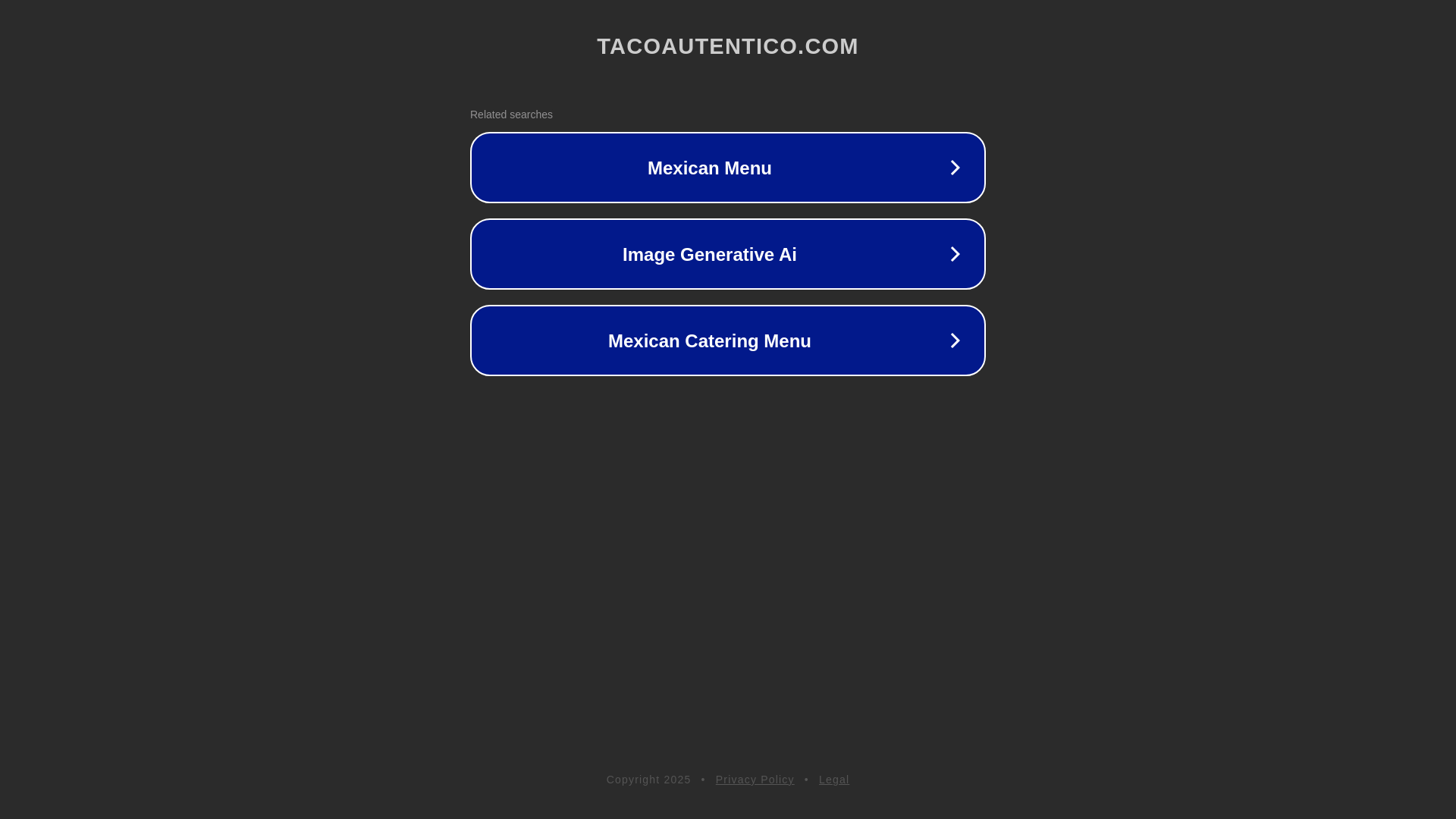website screenshot of https://tacoautentico.com/