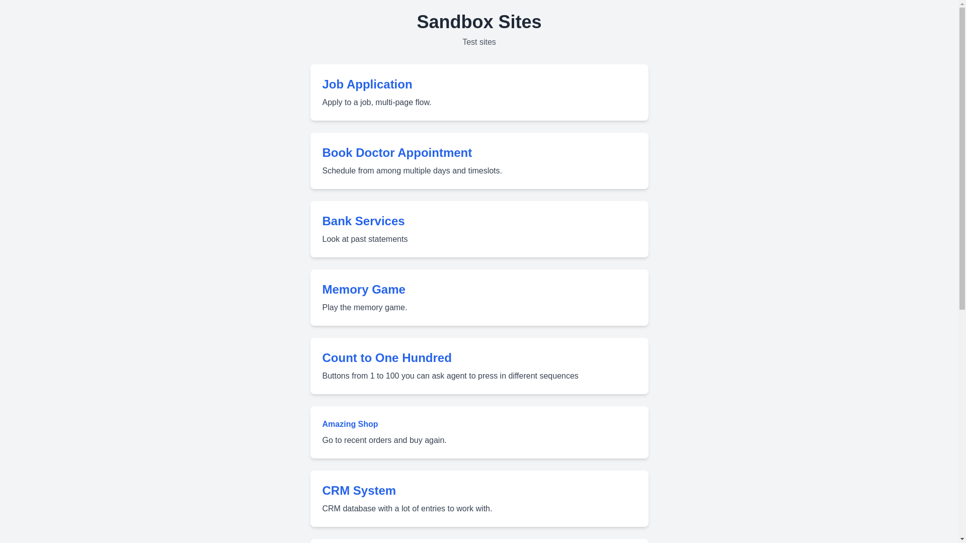 website screenshot of https://sandbox-sites.pages.dev/