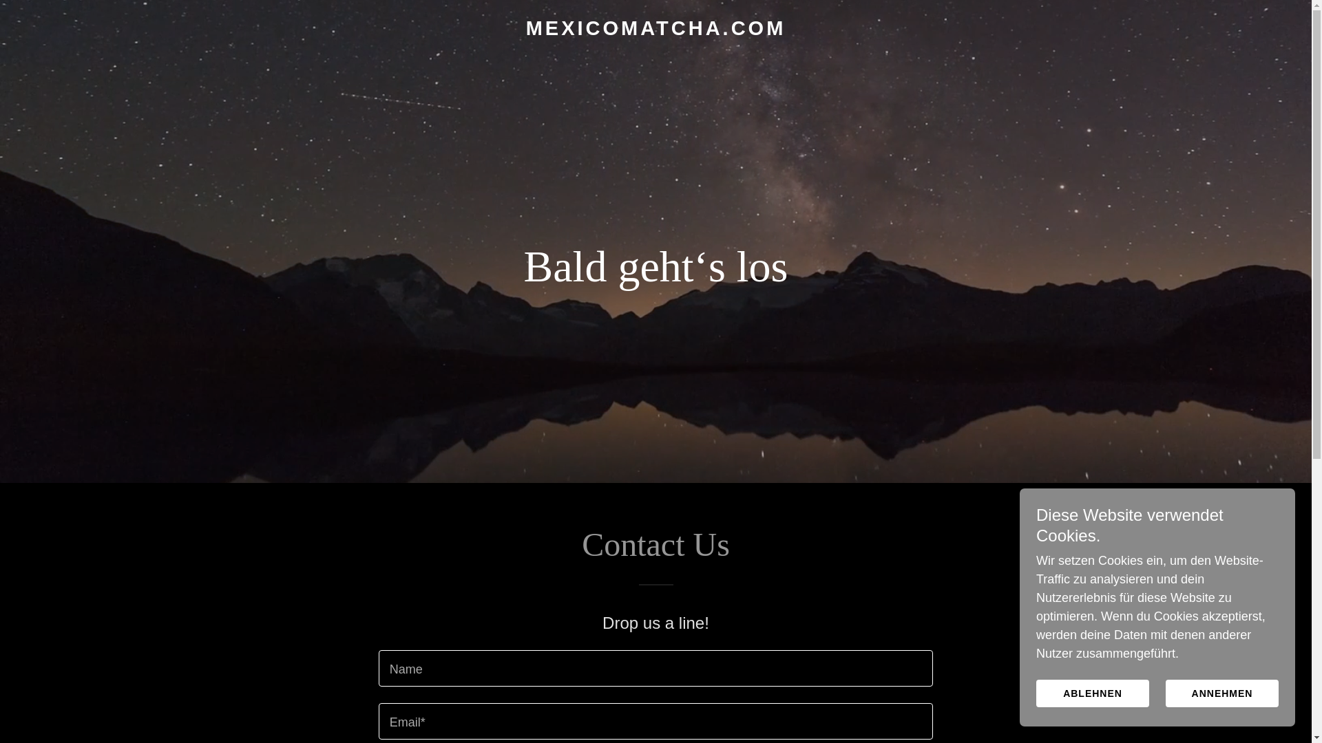 website screenshot of https://mexicomatcha.com/