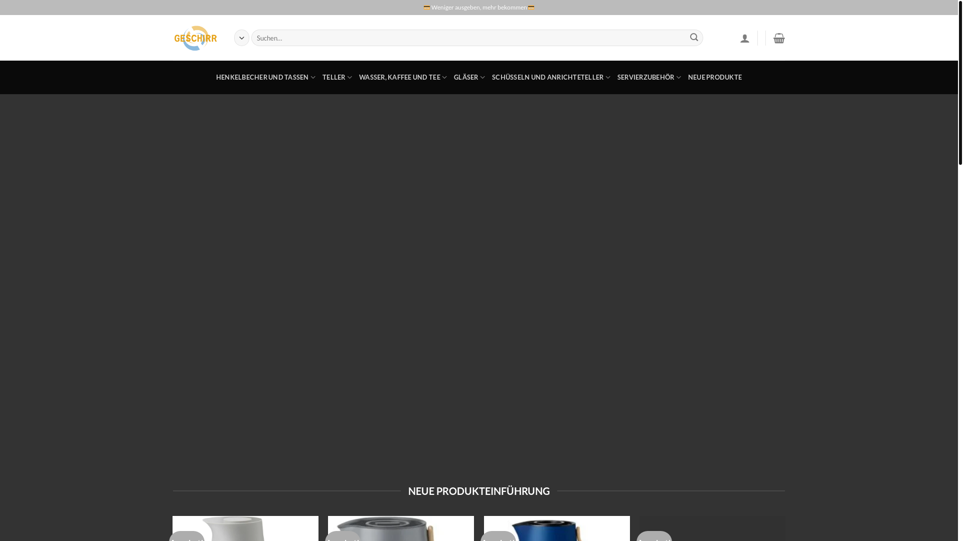 website screenshot of https://geschirrrabattde.com/