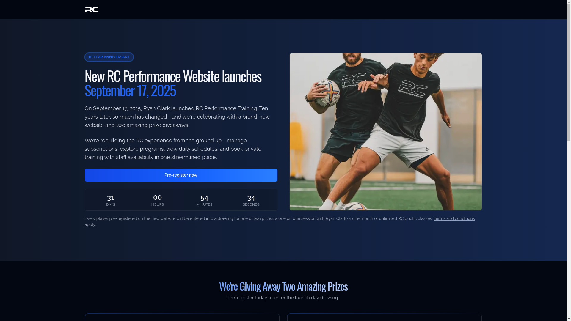 website screenshot of https://rcperform.com/