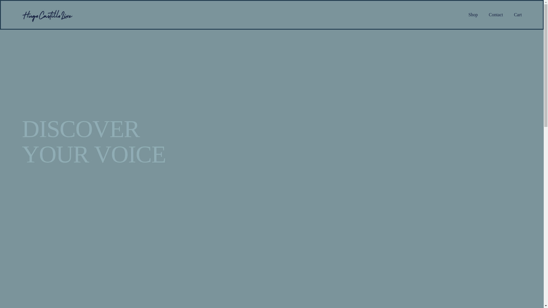 website screenshot of https://hugocastillolive.com/
