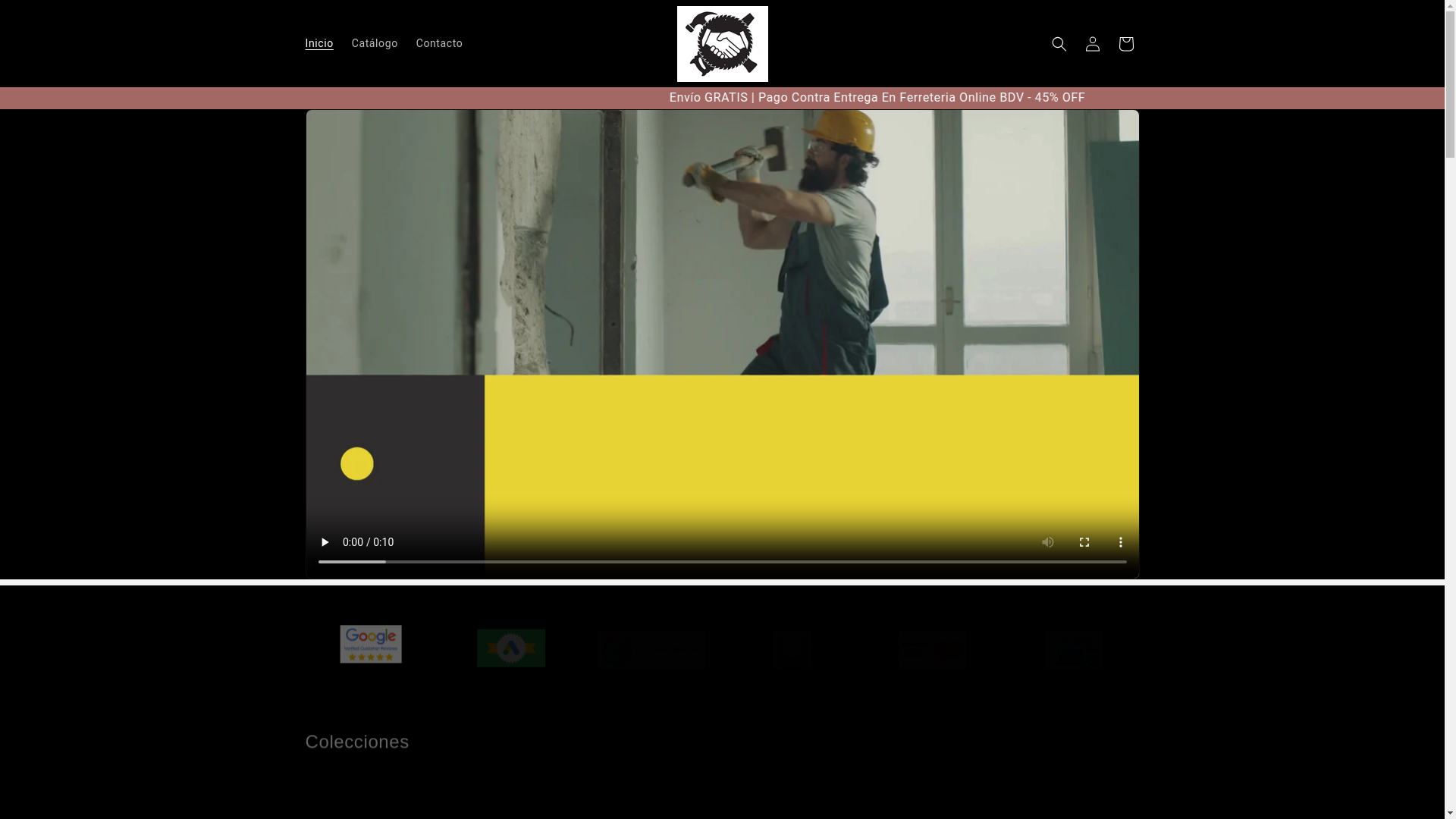 website screenshot of https://bdwferreteriavzla.shop/