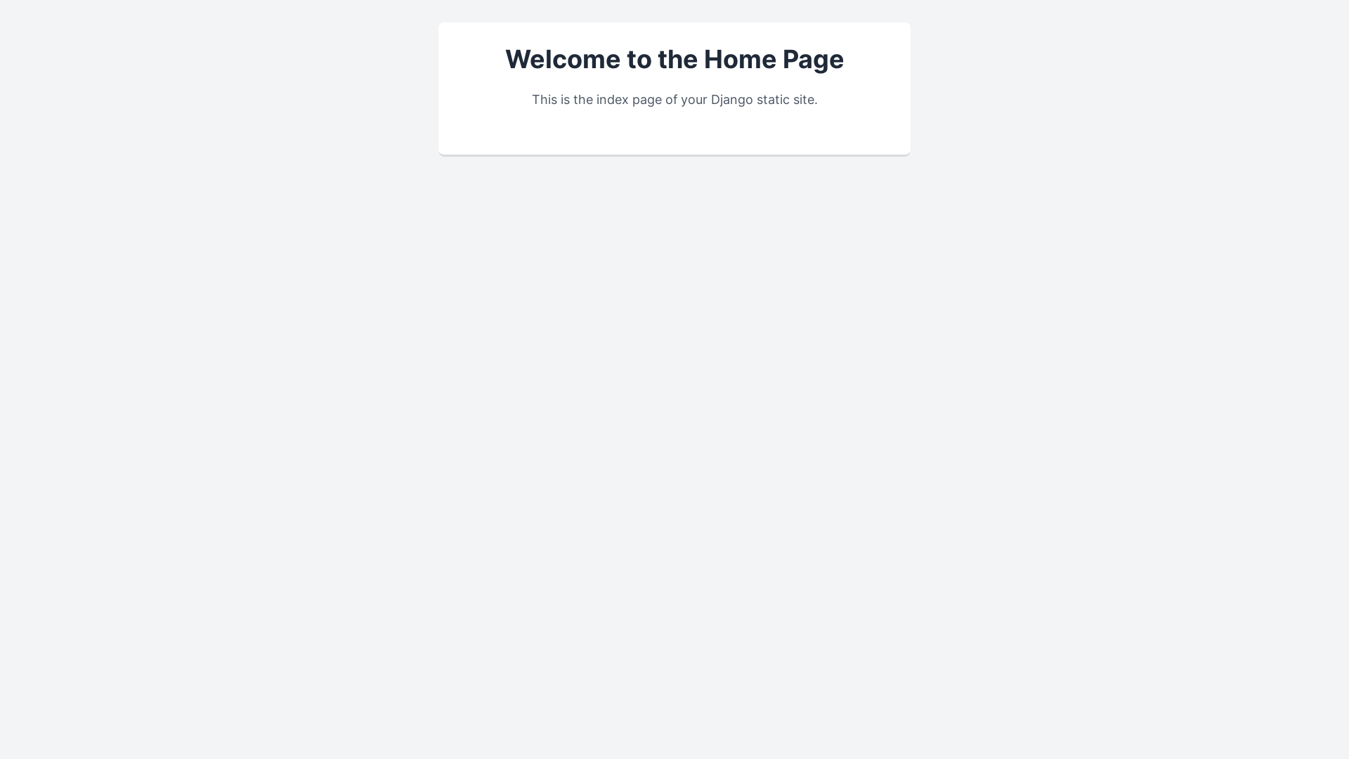 website screenshot of https://django-cf-pages.pages.dev/