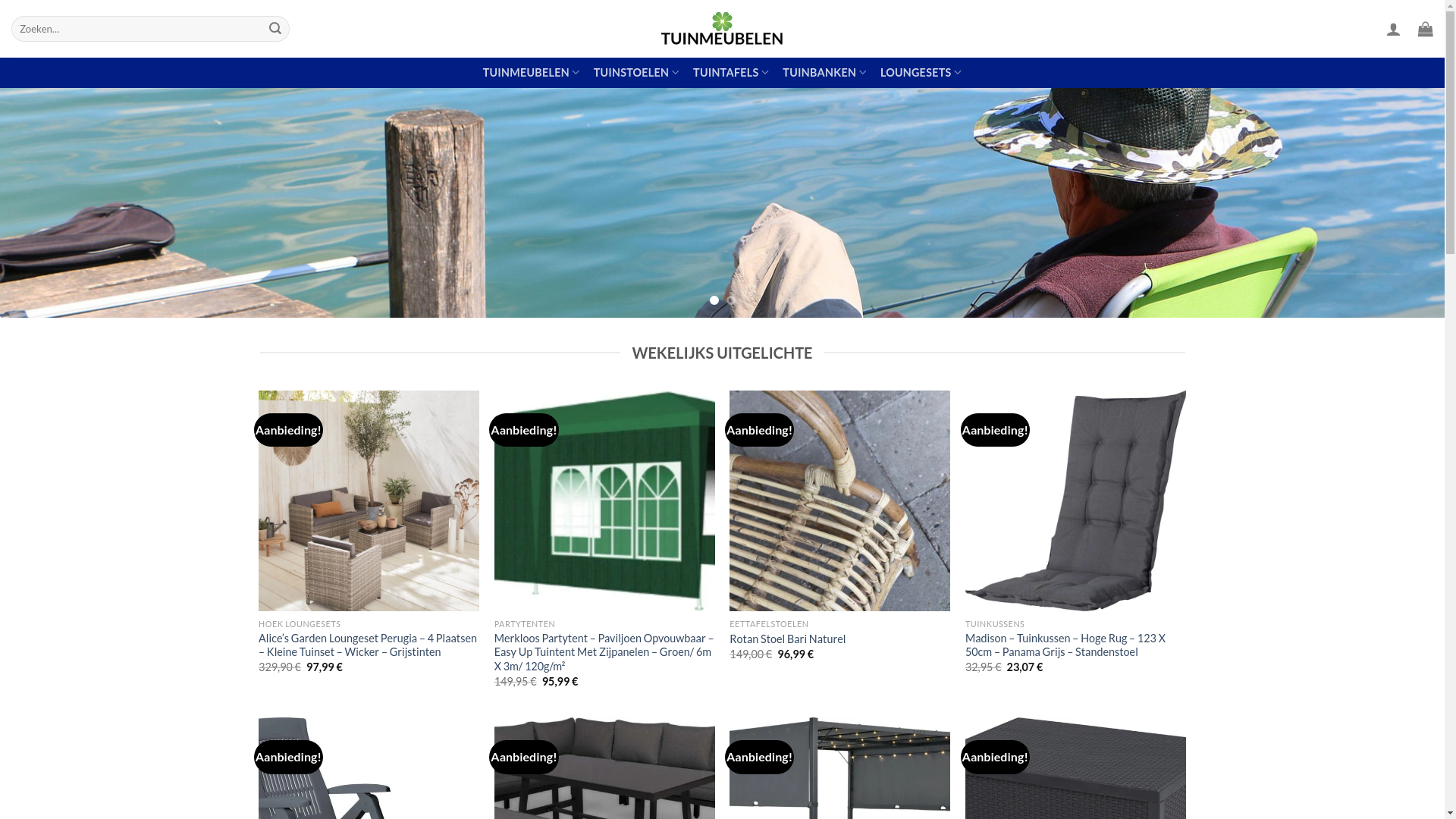 website screenshot of https://buitentuinmeubelen.com/