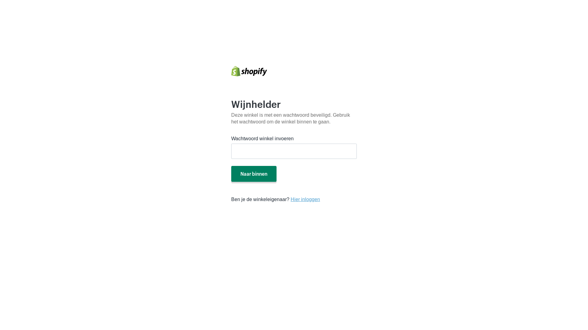 website screenshot of https://wijnhelder.nl/