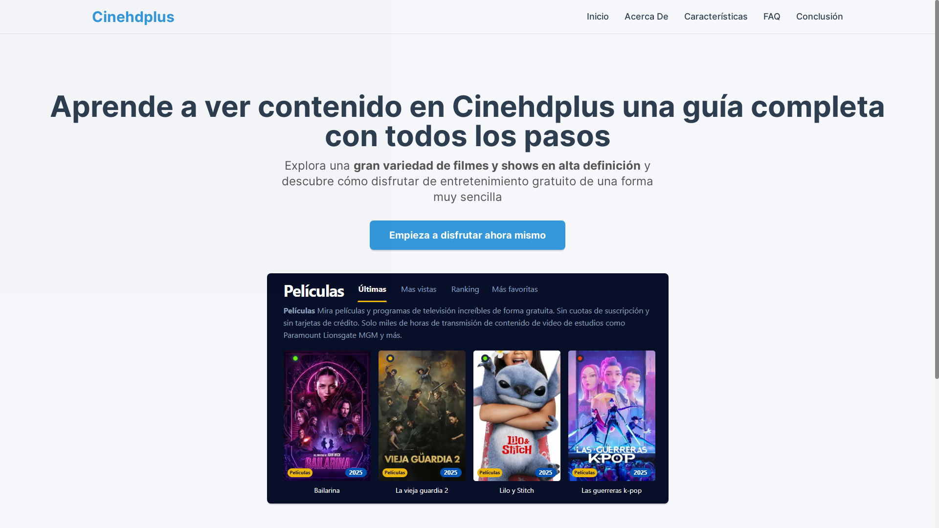 website screenshot of https://cinehdplus-nq0f.pages.dev/