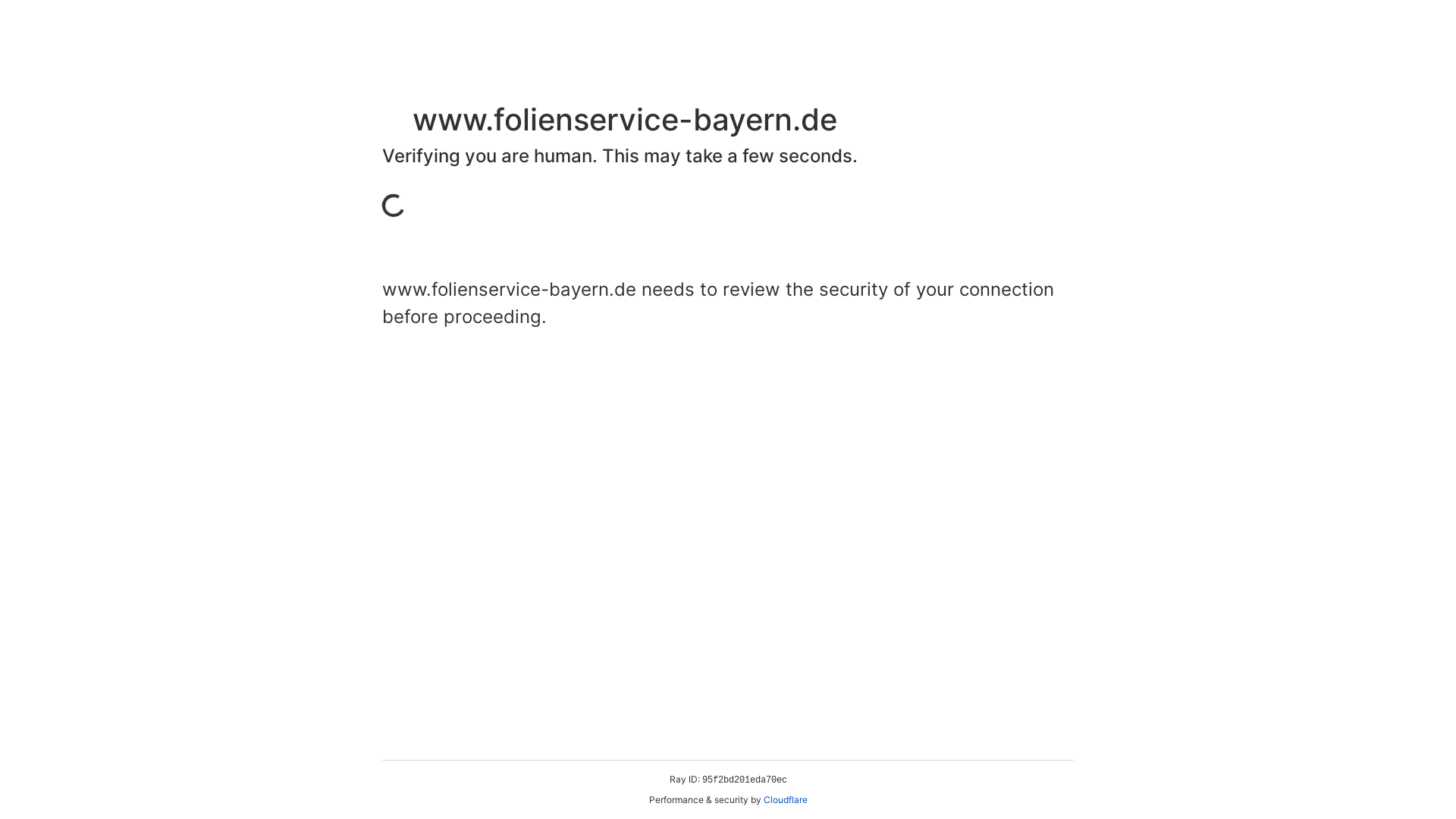 website screenshot of https://folienservice-bayern.de/