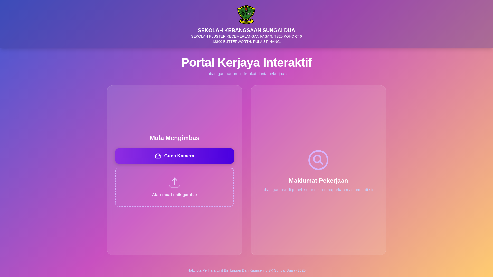 website screenshot of https://portal-kerjayastemsksd-2025.pages.dev/