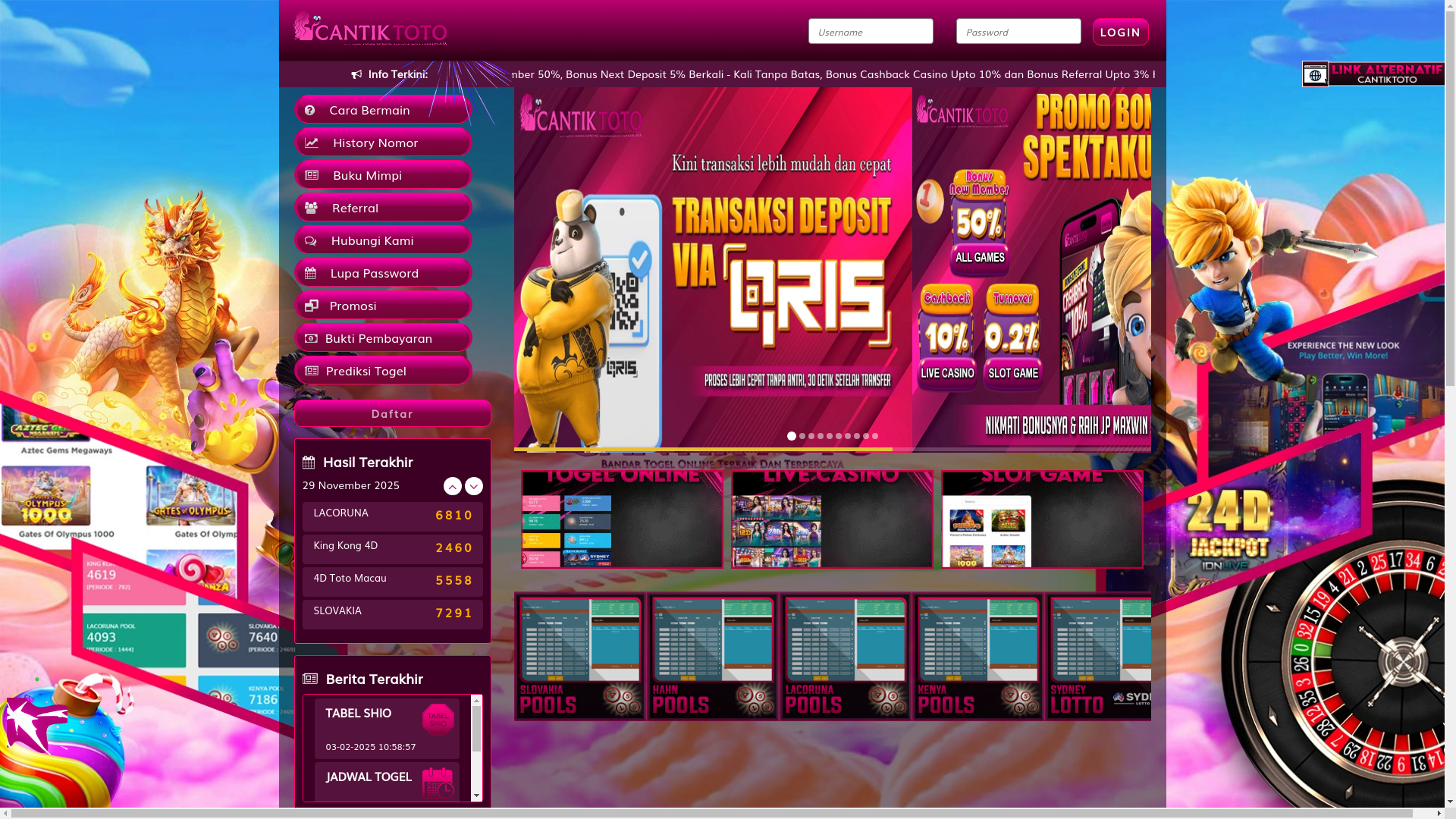 website screenshot of https://cantiktotokips.site/