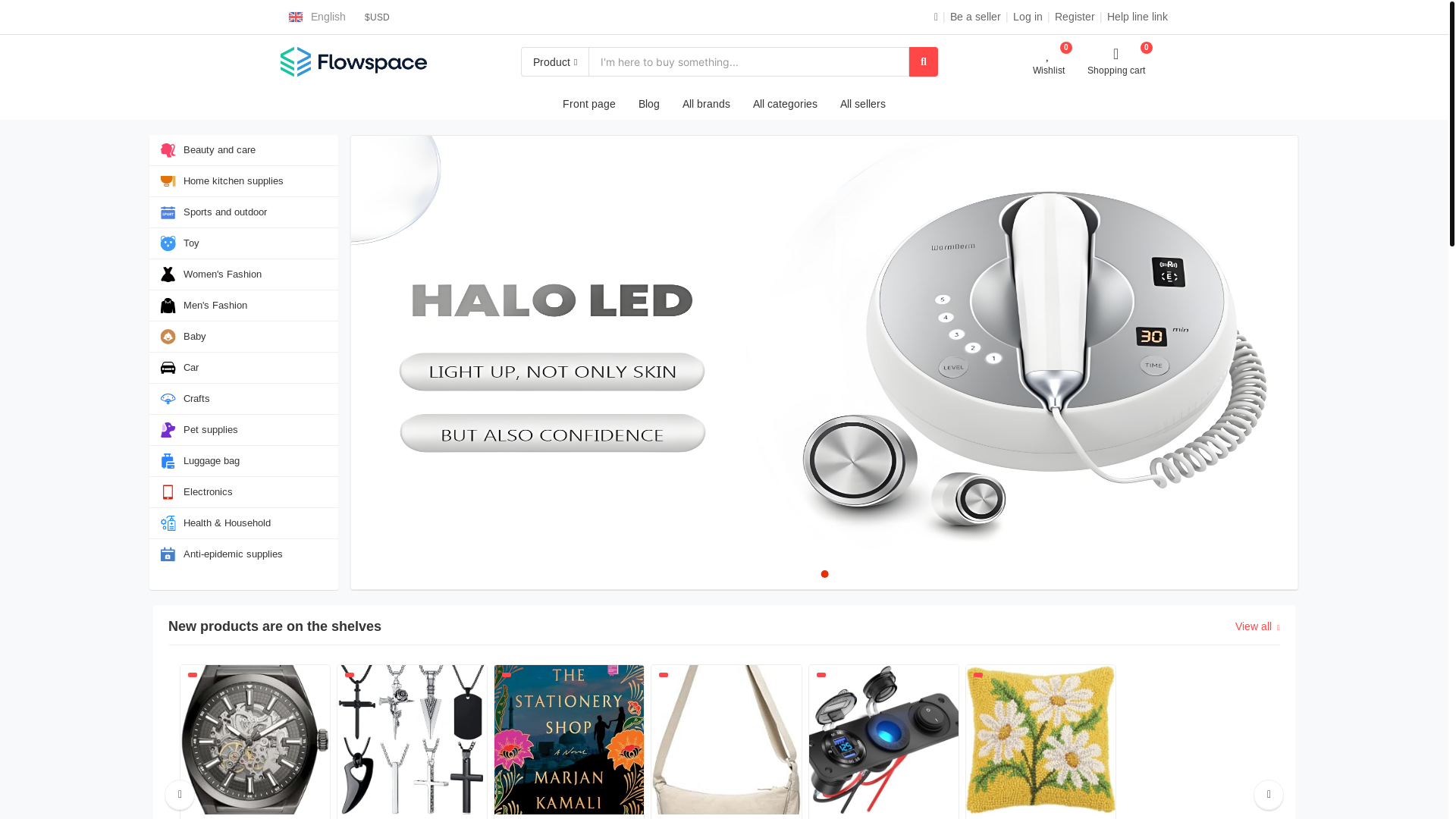 website screenshot of https://flowspace.cyou/