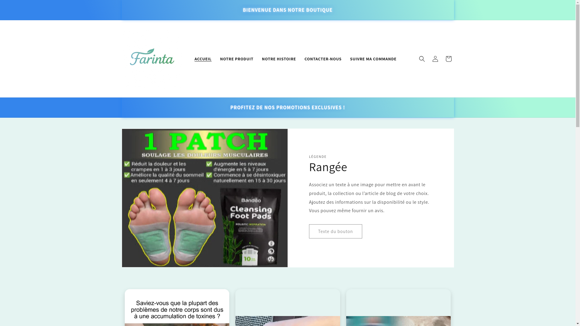 website screenshot of https://farinta.ca/