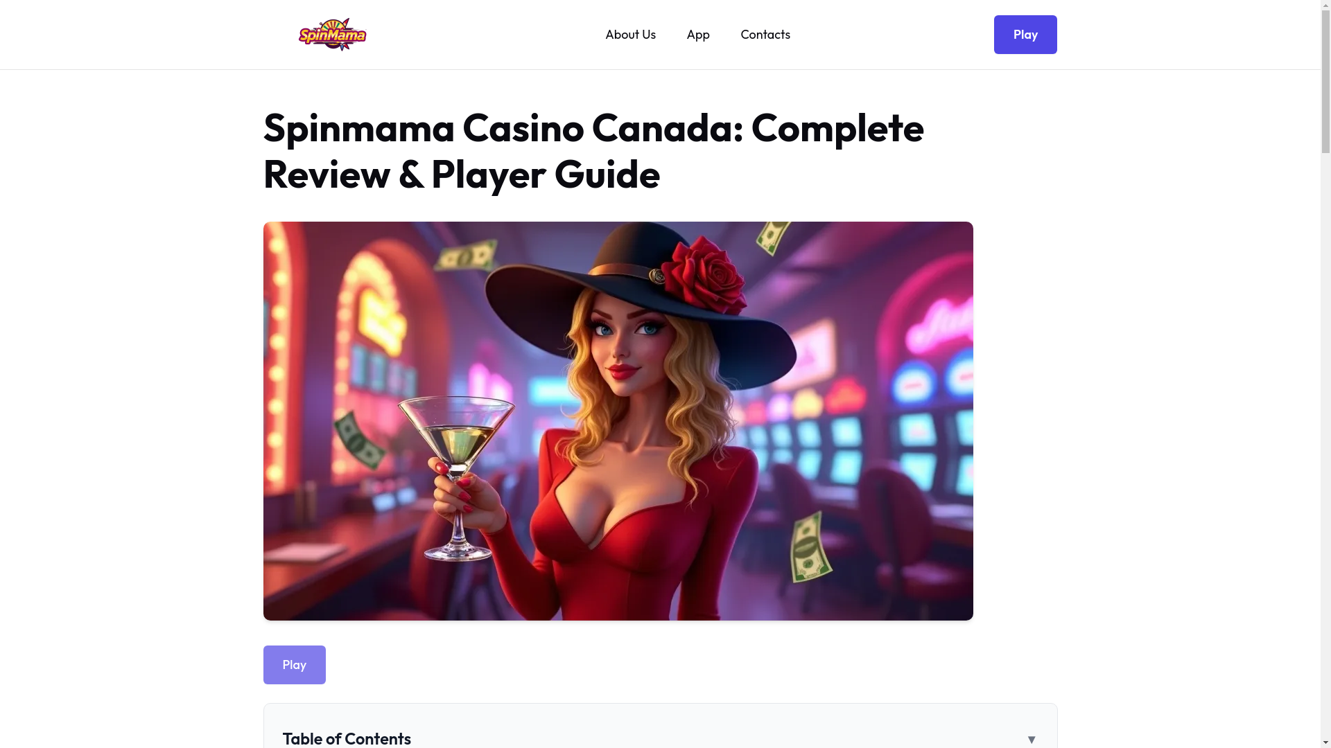 website screenshot of https://spin-mamabet-ca.pages.dev/