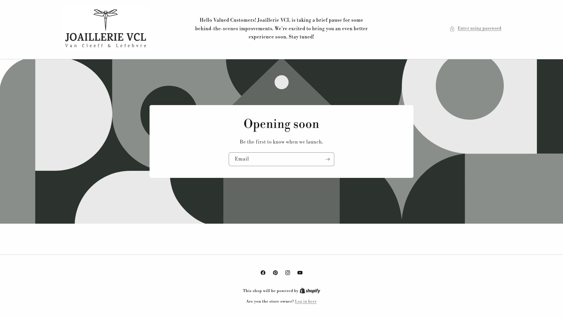 website screenshot of https://vcljewelry.com/