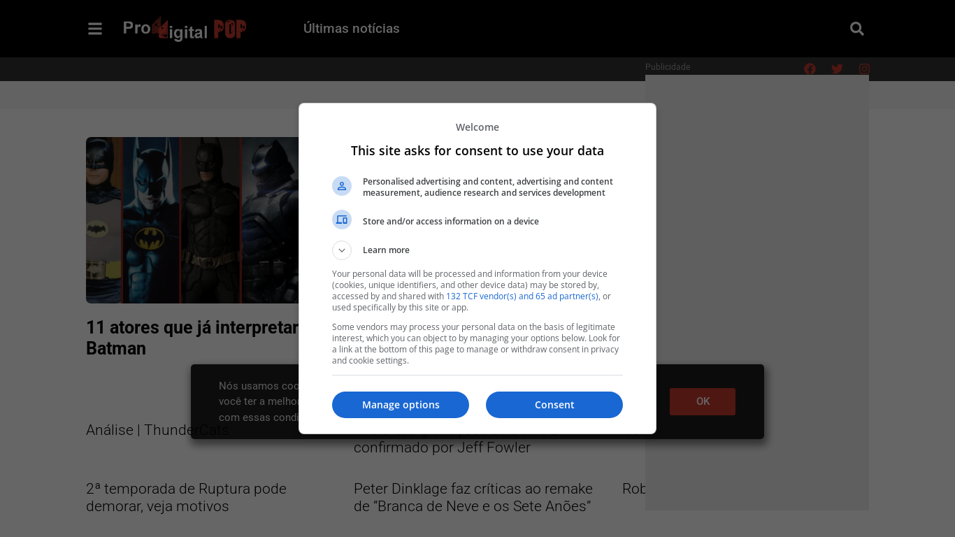 website screenshot of https://pop.proddigital.com.br/