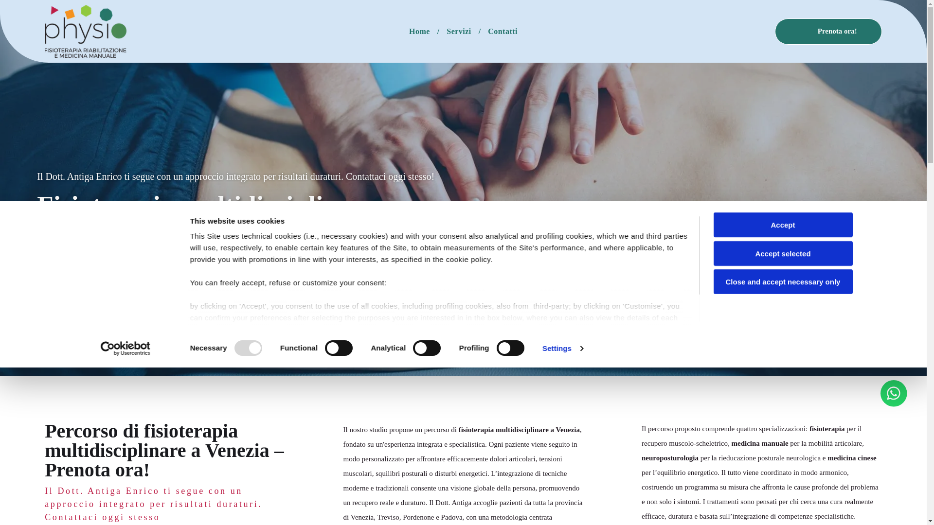 website screenshot of https://physioenricoantiga.com/