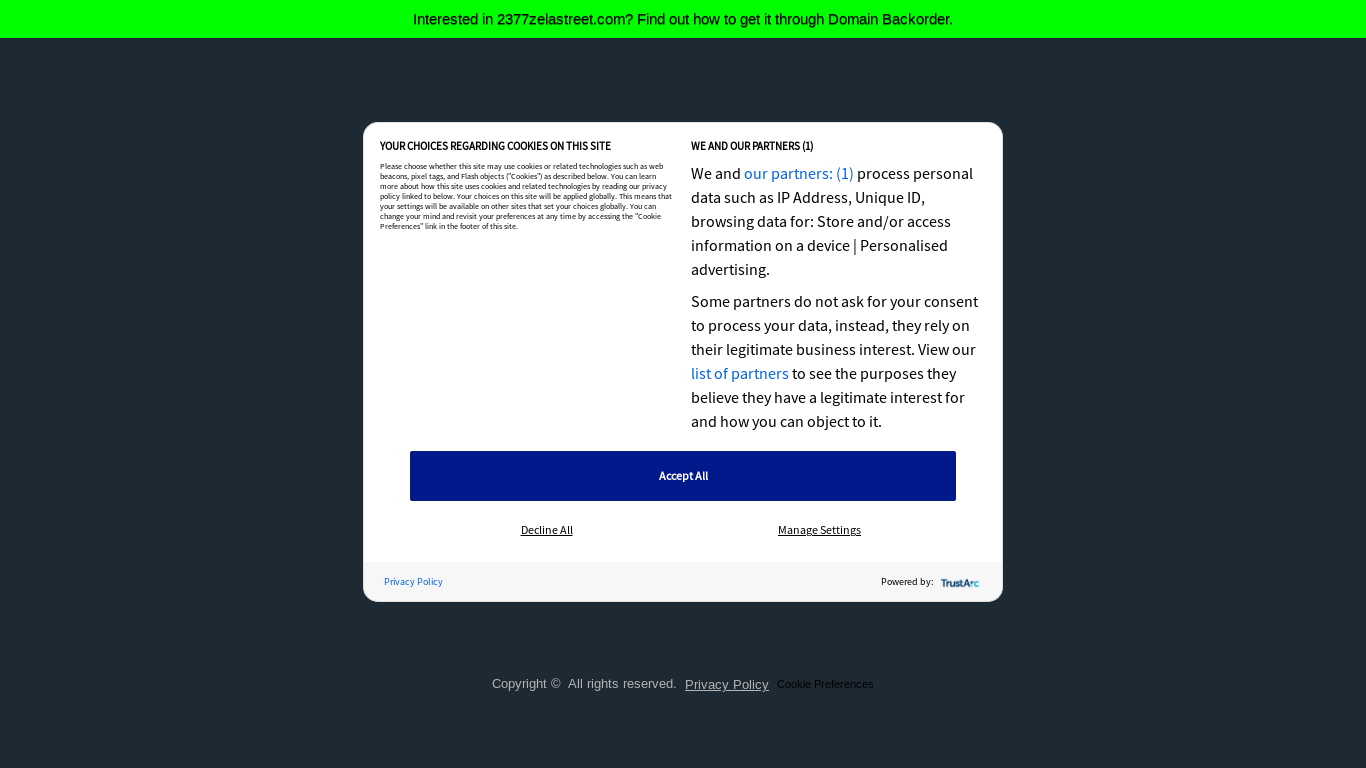website screenshot of https://2377zelastreet.com/