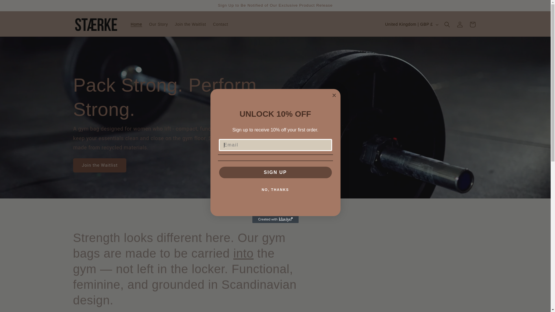 website screenshot of https://staerkegym.com/