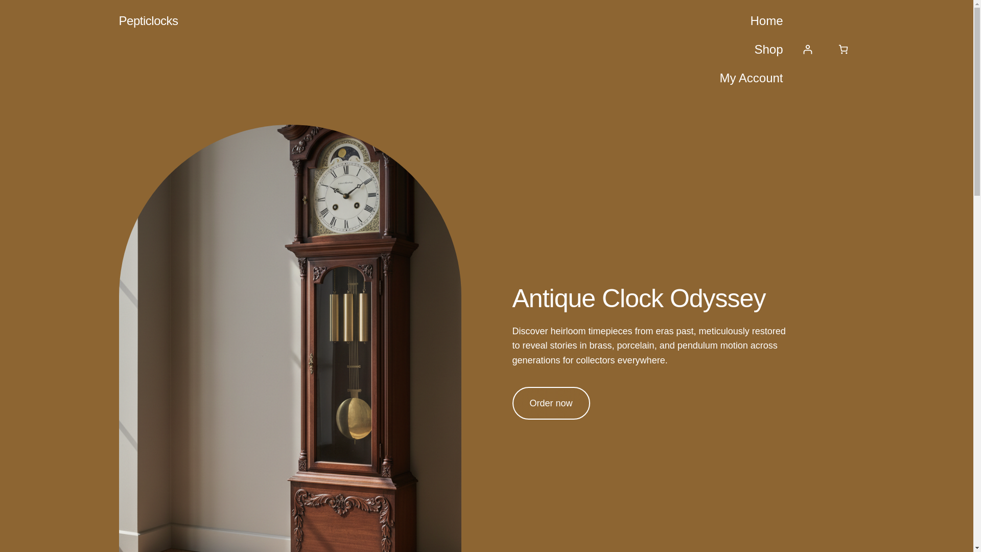 website screenshot of https://pepticlocks.com/