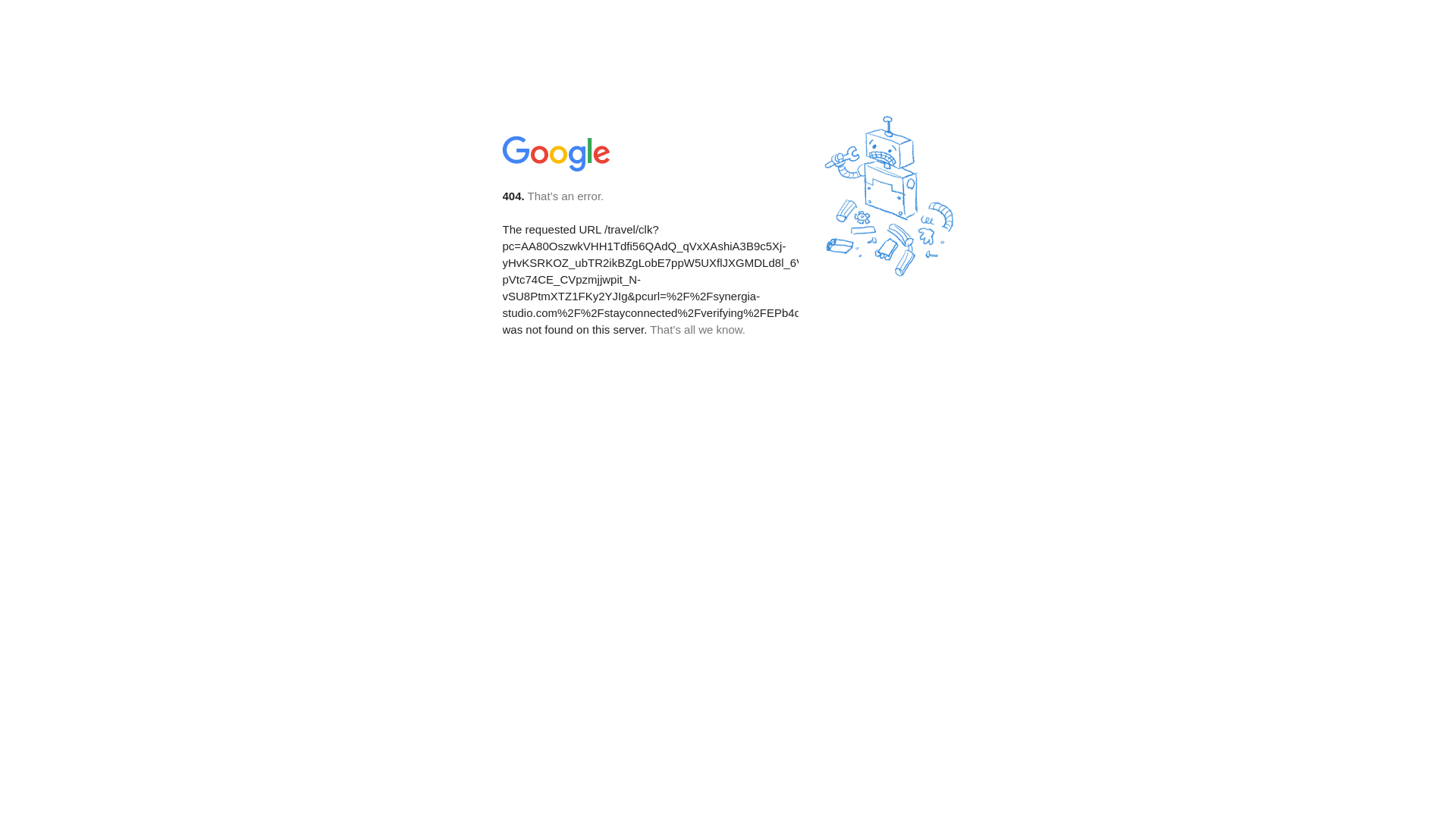 website screenshot of https://www.tiktok.com///link/v2?aid=1988&lzdlang=enFSmPWg&scene=bio_url&target=www.google.cd/%5Ctravel/clk?pc=AA80OszwkVHH1Tdfi56QAdQ_qVxXAshiA3B9c5Xj-yHvKSRKOZ_ubTR2ikBZgLobE7ppW5UXflJXGMDLd8l_6VMqW29-pVtc74CE_CVpzmjjwpit_N-vSU8PtmXTZ1FKy2YJIg%26pcurl=//synergia-studio.com//stayconnected/verifying/EPb4dlWpmQkdiKjs1LqPNGD0a5f/dG9tLm1pdGNoZWxsMkBuaHMubmV0