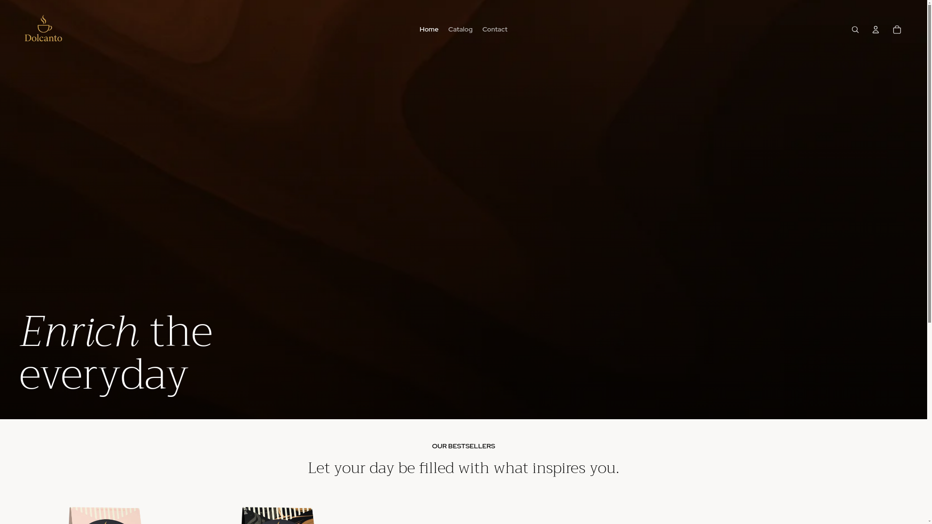 website screenshot of https://dolcanto.net/