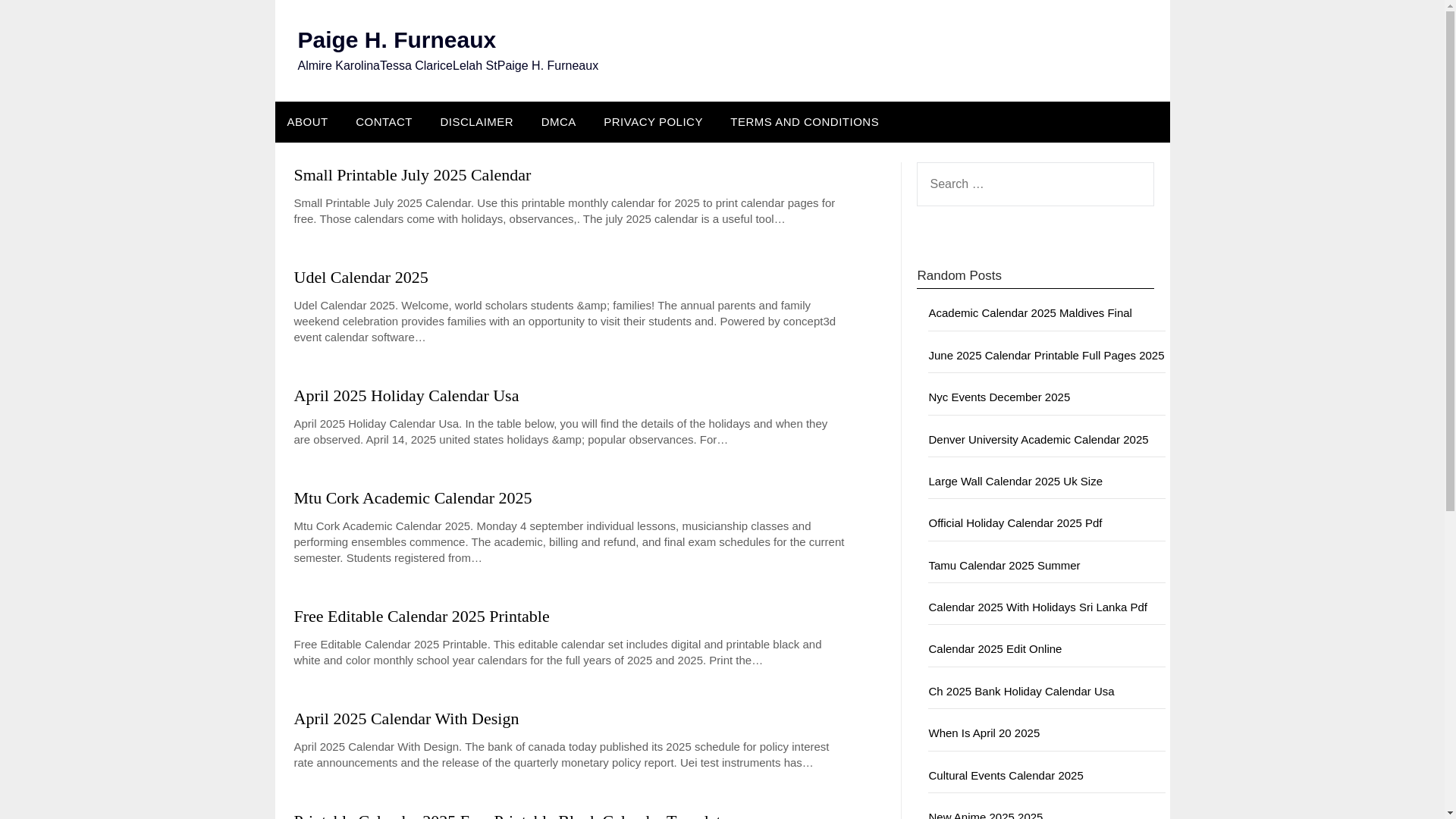 website screenshot of https://paigehfurneaux.pages.dev/