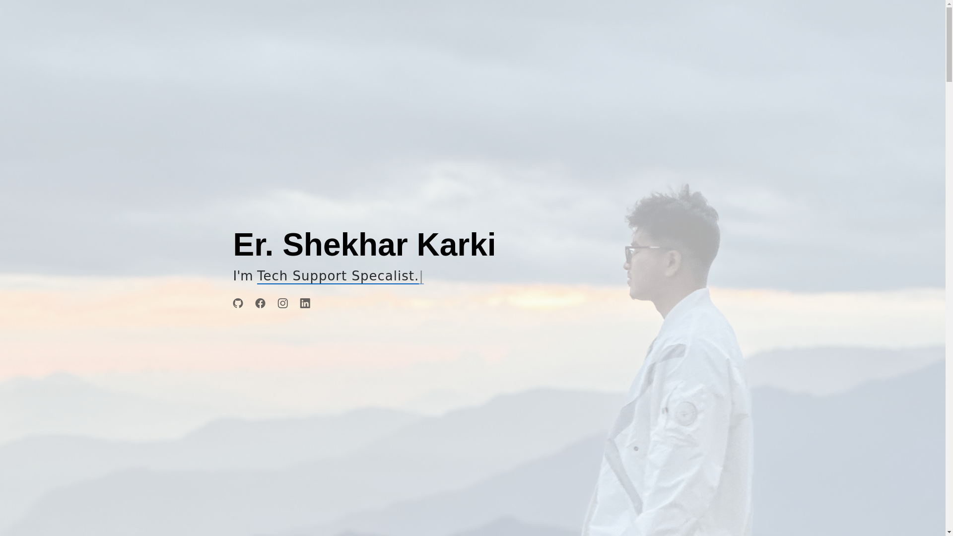 website screenshot of https://karkishekhar.com.np/