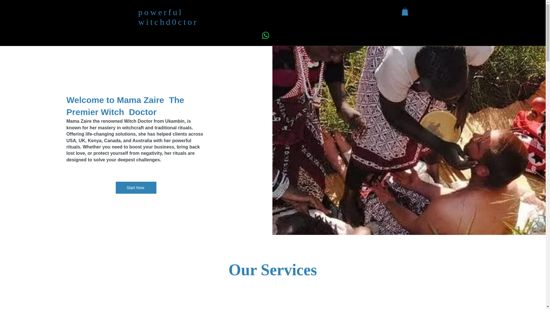website screenshot of https://mamazaire.org/